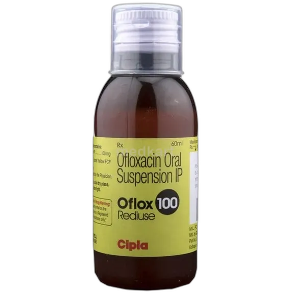 oflox 100 rediuse oral suspension 60 ml